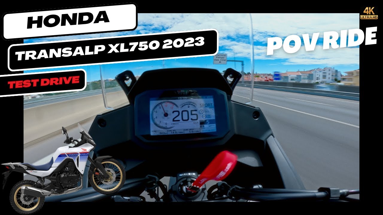 🇵🇹 Honda Transalp XL750 2023 Test Drive - Exhilarating Top Speed and Exciting Features!