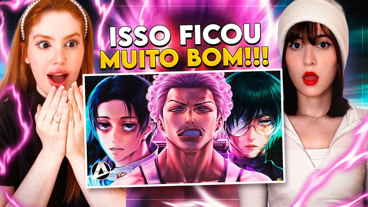 REACT ♪ Nova Geração (Maki, Hakari e Yuta) | AniRap | CR Reacts
