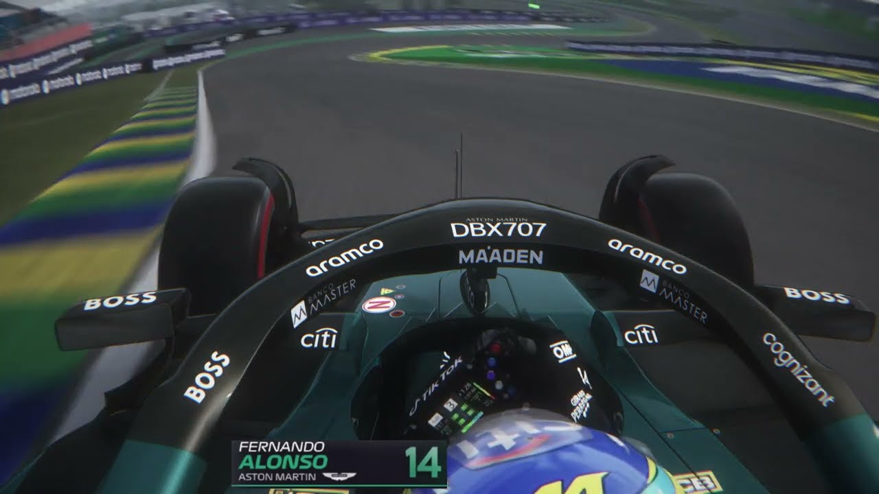 Fernando Alonso's Onboard Lap at Brazil | Deploy's AMR24 Showcase | #assettocorsa