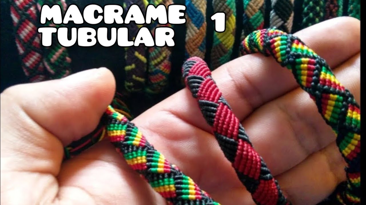 TUTORIAL MACRAME TUBULAR 