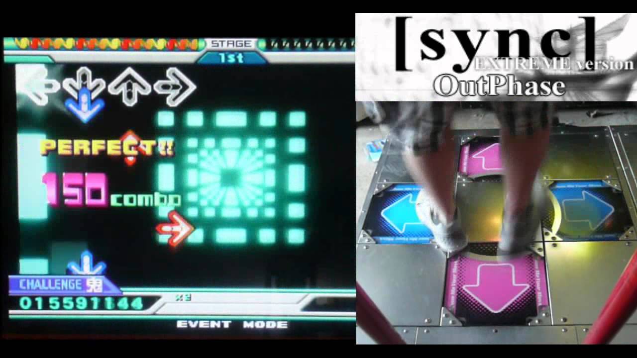 Kon - sync (EXTREME version) (Challenge) AAA on DDR EXTREME (Japan)