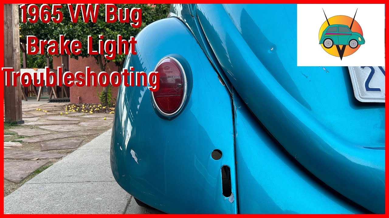 Volkswagen Beetle 1965 года: диагностика и устранение неисправности стоп-сигналов.