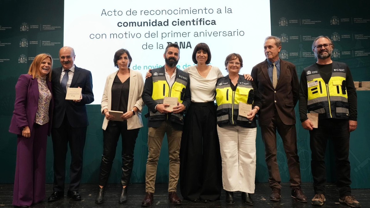 Acto de reconocimiento a la comunidad científica con motivo del primer aniversario de la Dana