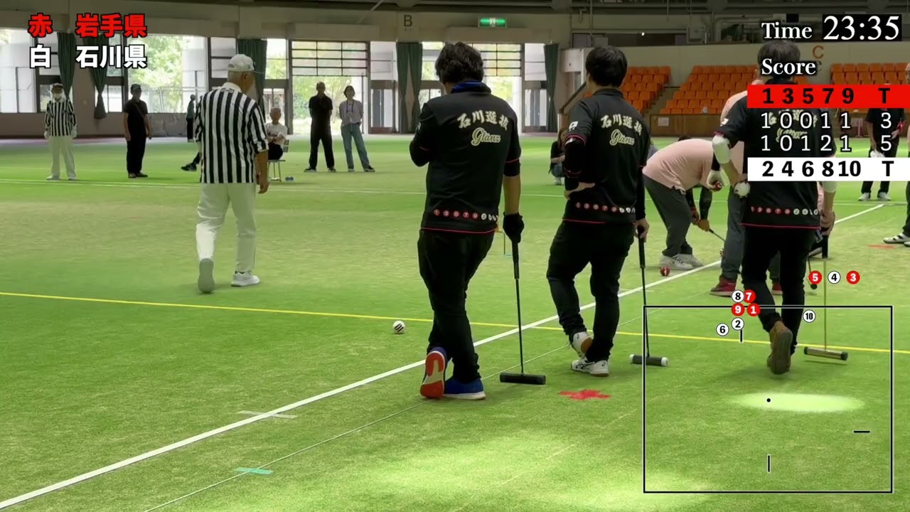 【Gateball game】岩手県vs石川県　2025国スポ男子3位決定戦