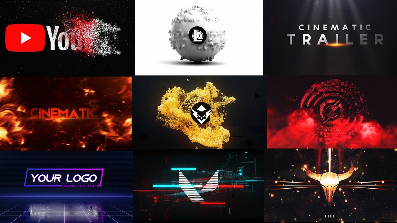 Top 50 FREE 2D & 3D Intro Templates 2022 Sony Vegas Pro