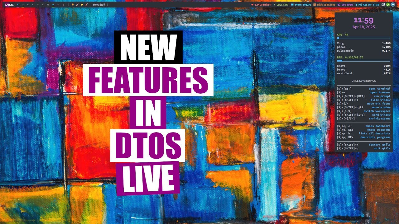 Building DTOS GNU/Linux - Tons Of New Features Added - LIVE!
