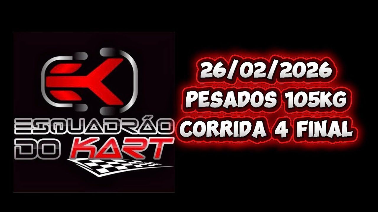 ESQUADRÃO DO KART CORRIDA PESADOS 105kg