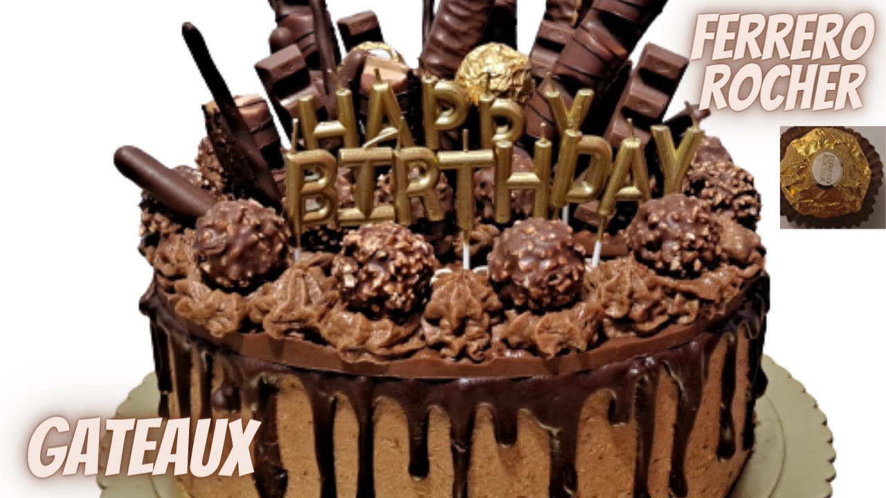 Gâteaux anniversaire Ferrero Rocher قطو عيد  ميلاد فيريرو روشي بنة على بنة