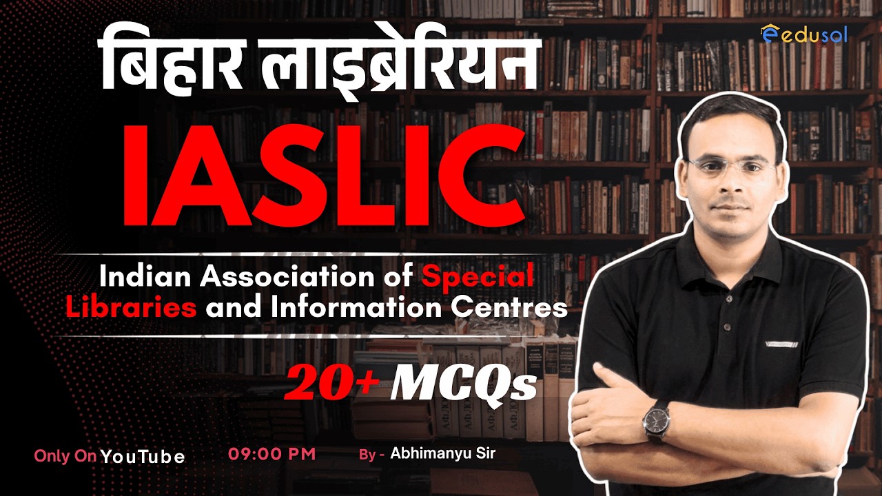 Bihar Librarian Vacancy 2026 | IASLIC | Bihar Librarian LET Exam By-Abhimanyu Sir