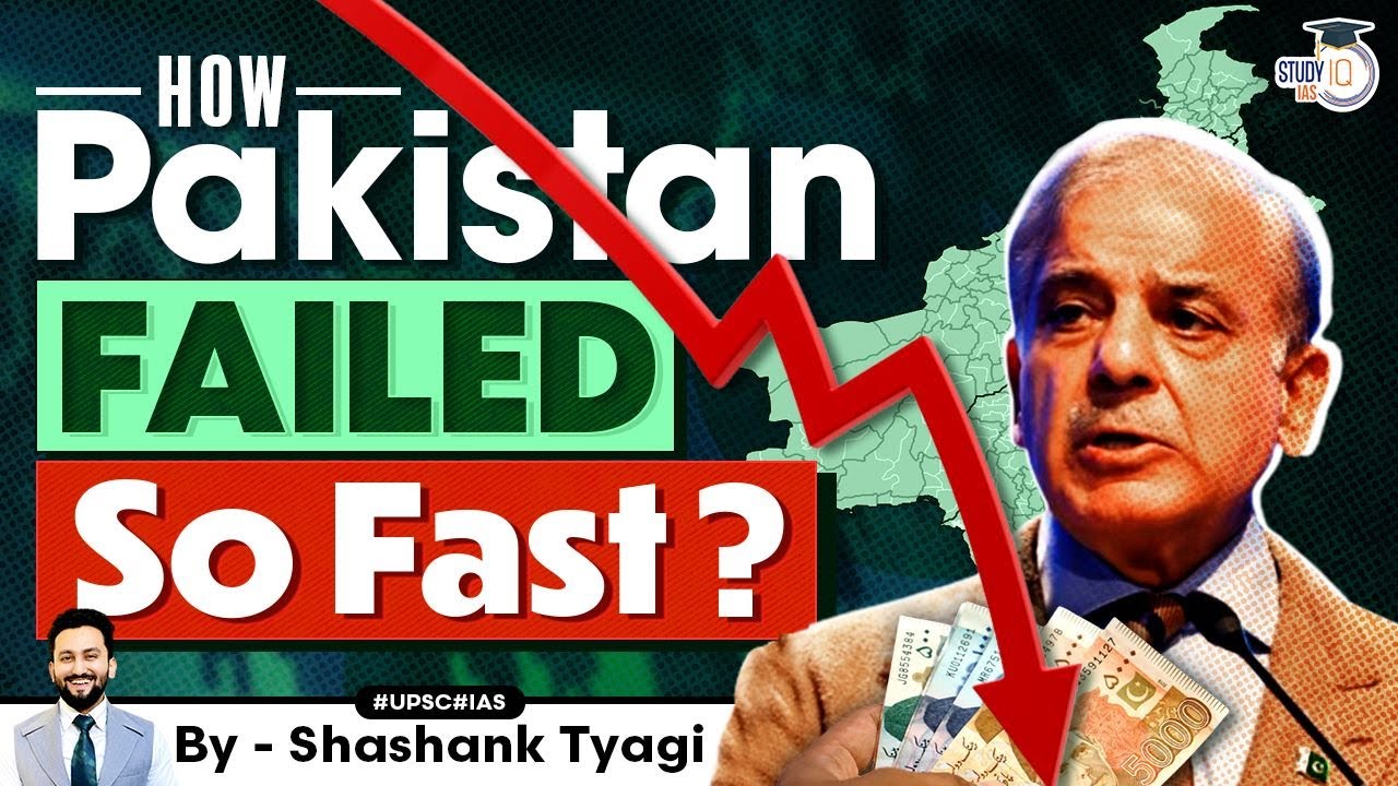 Pakistan Crisis 2023: What is Pushing Pakistan into Collapse? Geopolitics Simplified | UPSC