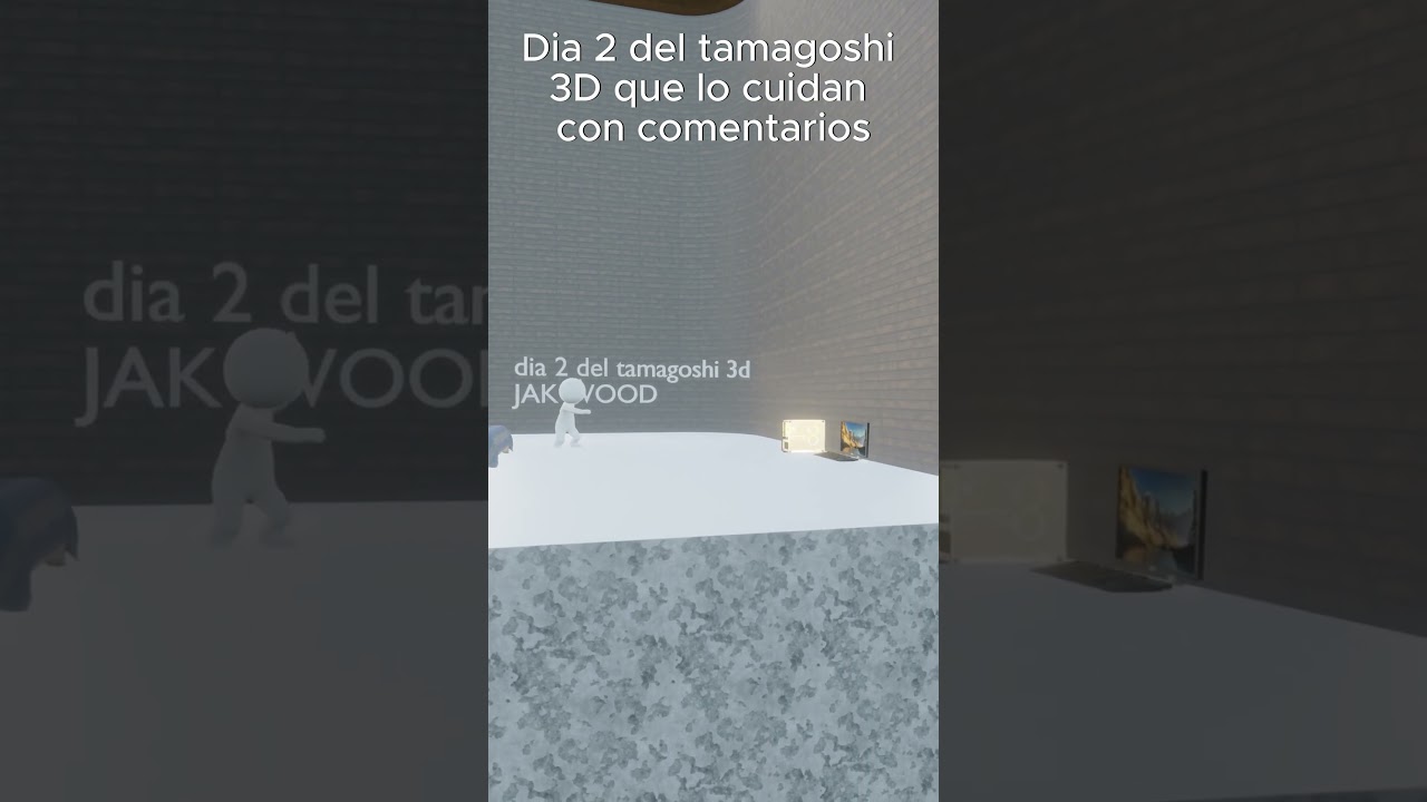 tamagoshi día 2 que lo cuidáis con comentarios