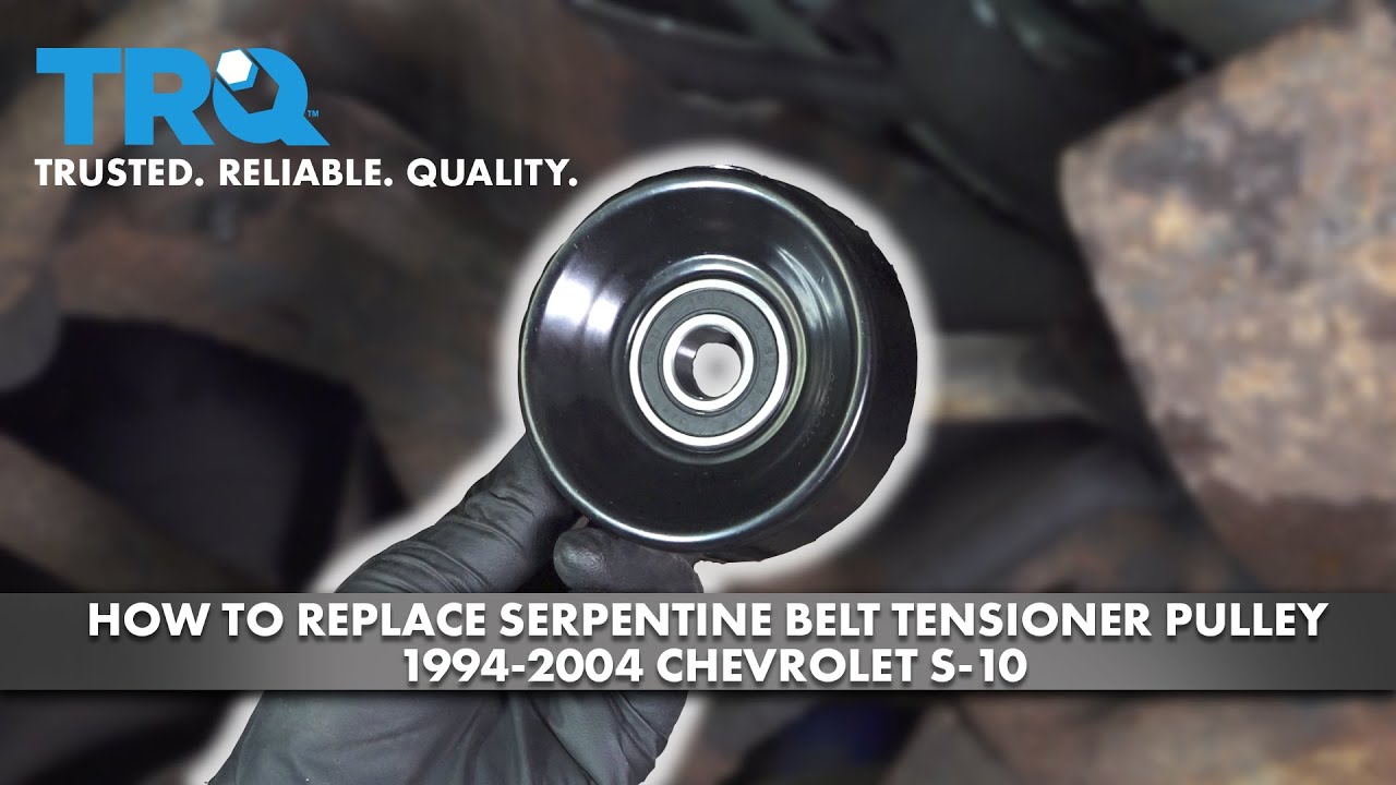 How to replace Serpentine Belt Tensioner Pulley 1994-2004 Chevrolet S10