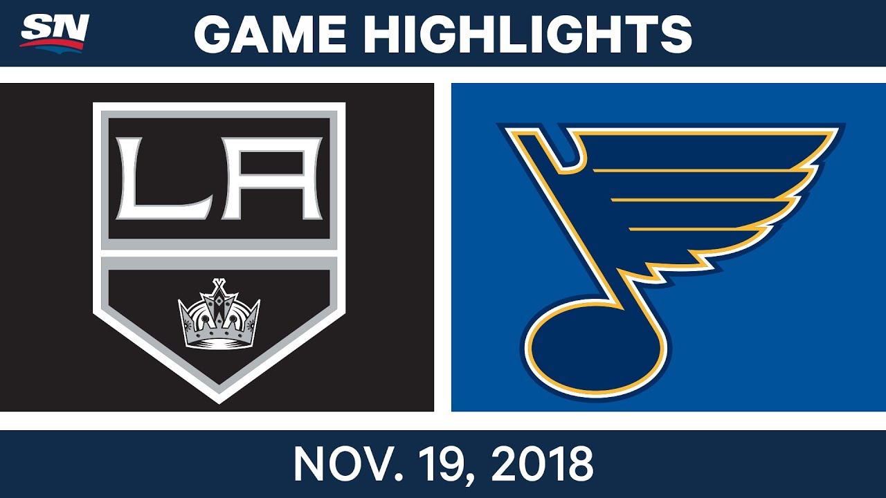 NHL Highlights | Kings vs. Blues – Nov. 19, 2018