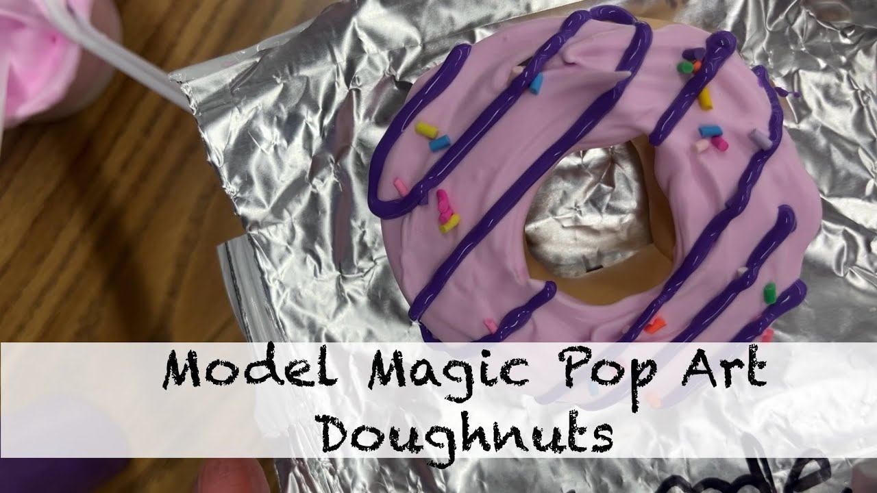 Model Magic Pop Art Doughnuts