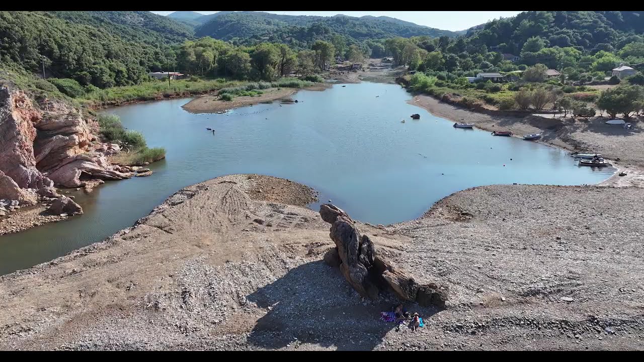 🇬🇷 20240727 Paltsi beach Pilio after flood #drone #4k #travel #greece #landscape #pelion #magnisia