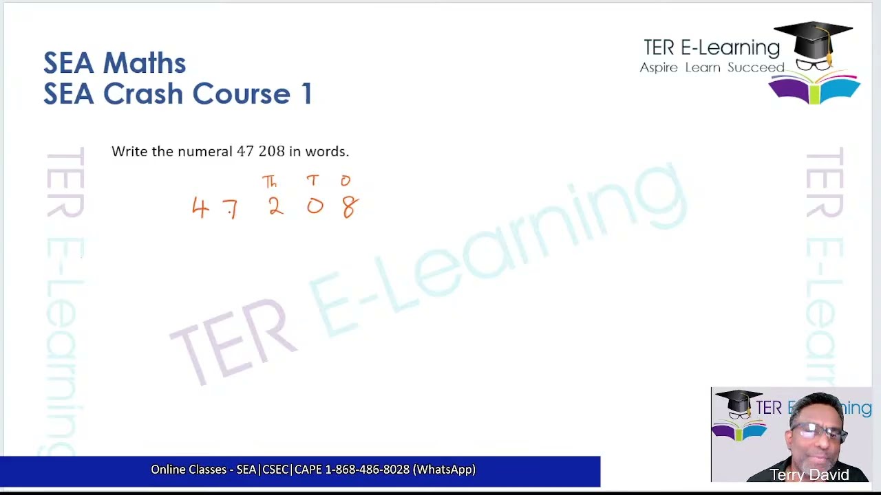 SEA Maths - SEA 2026 Exam Prep (Terry David)