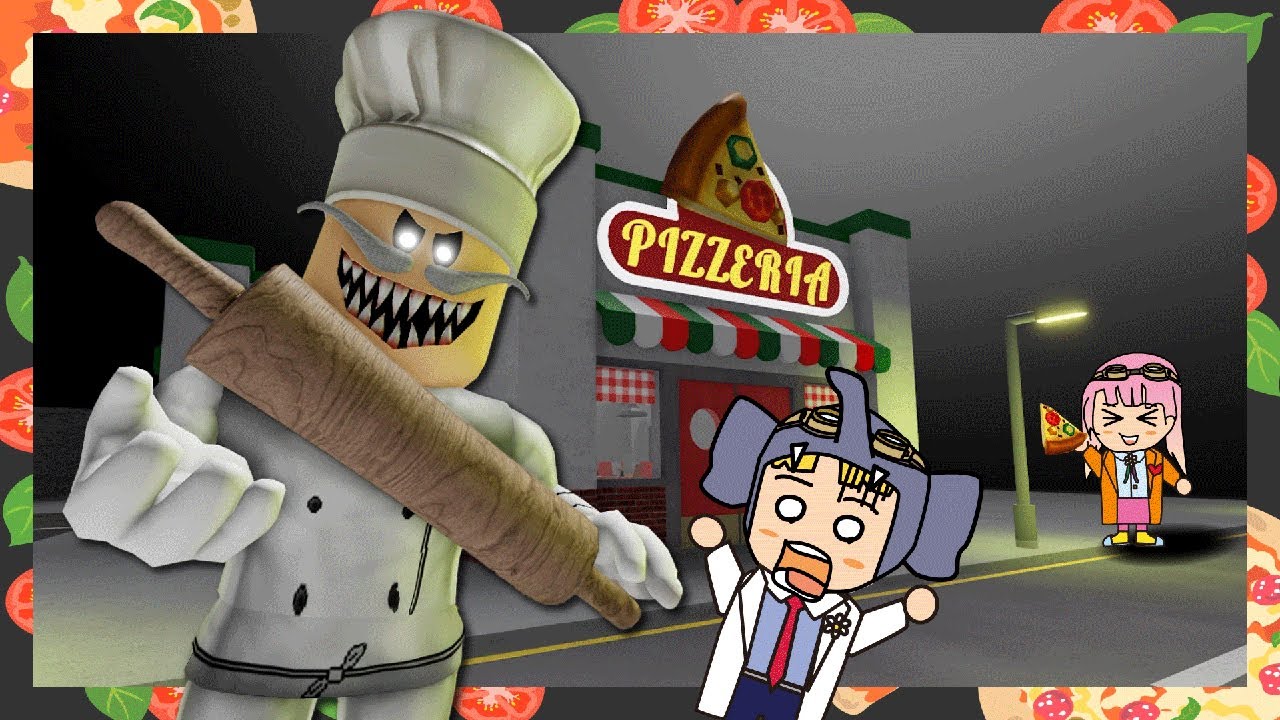 【ロブロックス】怖いピザ屋さん🍕から逃げるロブロックス😱😱ゲーム実況！【はんちゃんラボGames】