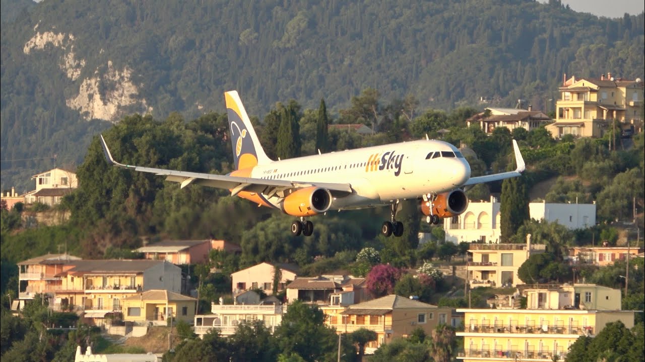 Scenic Up Close Arrivals & Departures at Corfu Airport  Planespotting in 4K Summer 2025 Part 2 