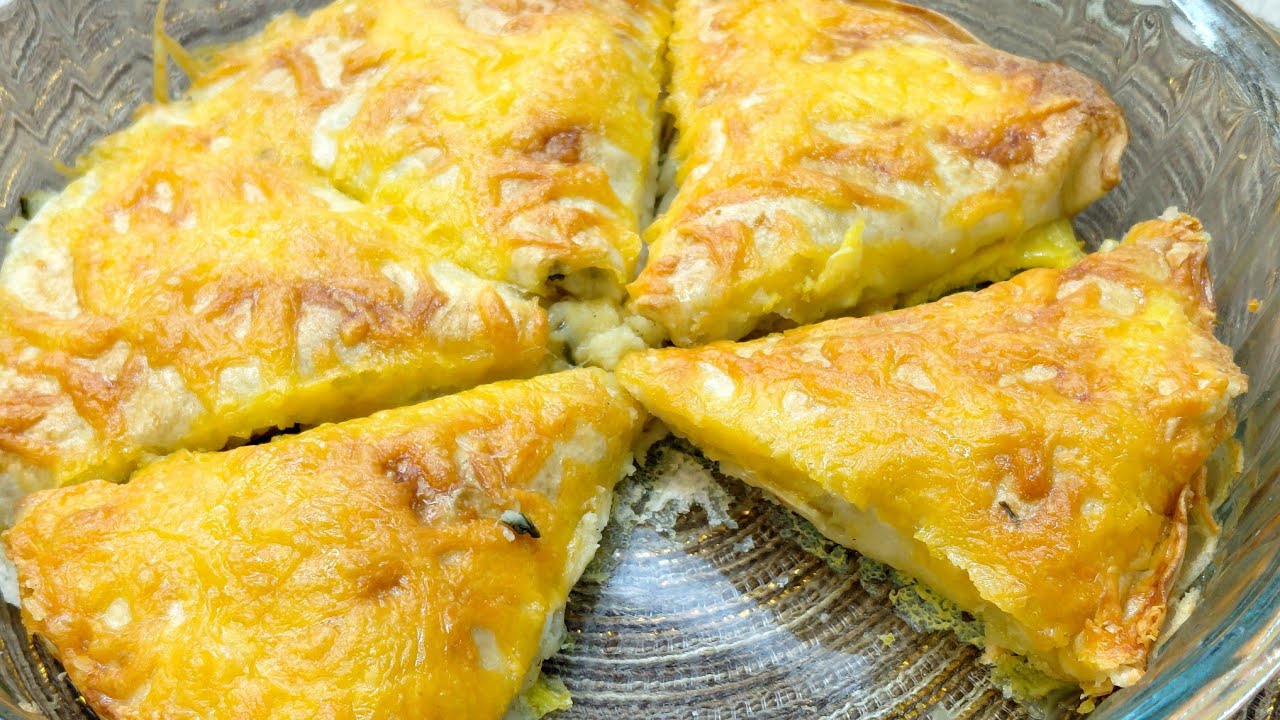 БЫСТРЫЙ ЗАВТРАК ИЗ ТОРТИЛЬИ С КАРТОШКОЙ - ПРОСТО И ВКУСНО