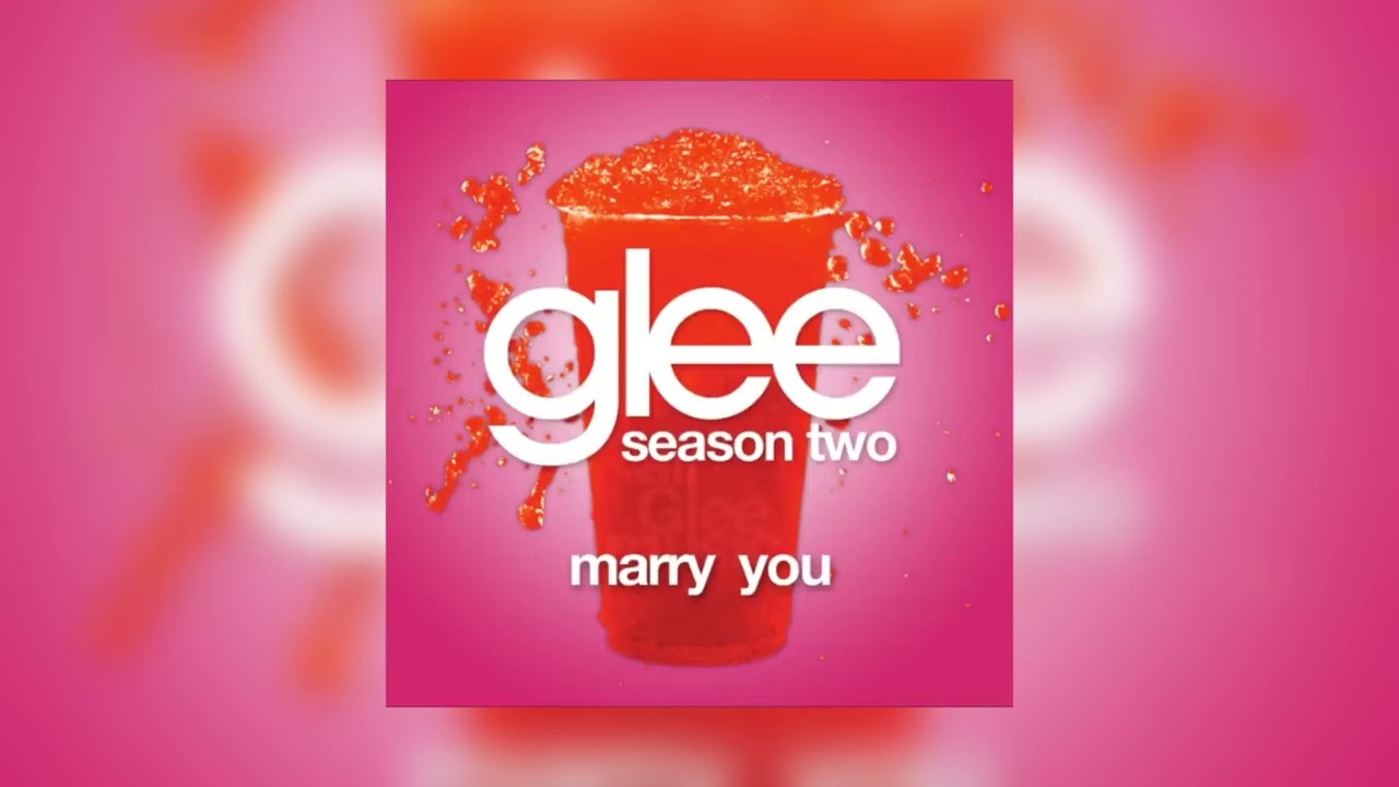 marry you // glee cast (sped up)