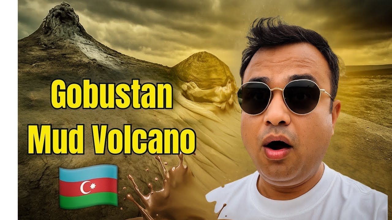 Gobustan Mud Volcanoes 🌋 | Day Trip From Baku Azerbaijan 🇦🇿
