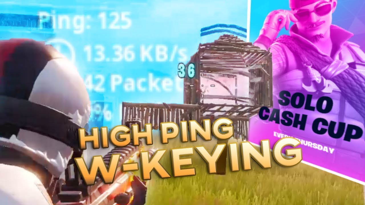 72hrs W keys on High Ping West Coast Servers - SOLO CASH CUP (Fortnite Battle Royale)