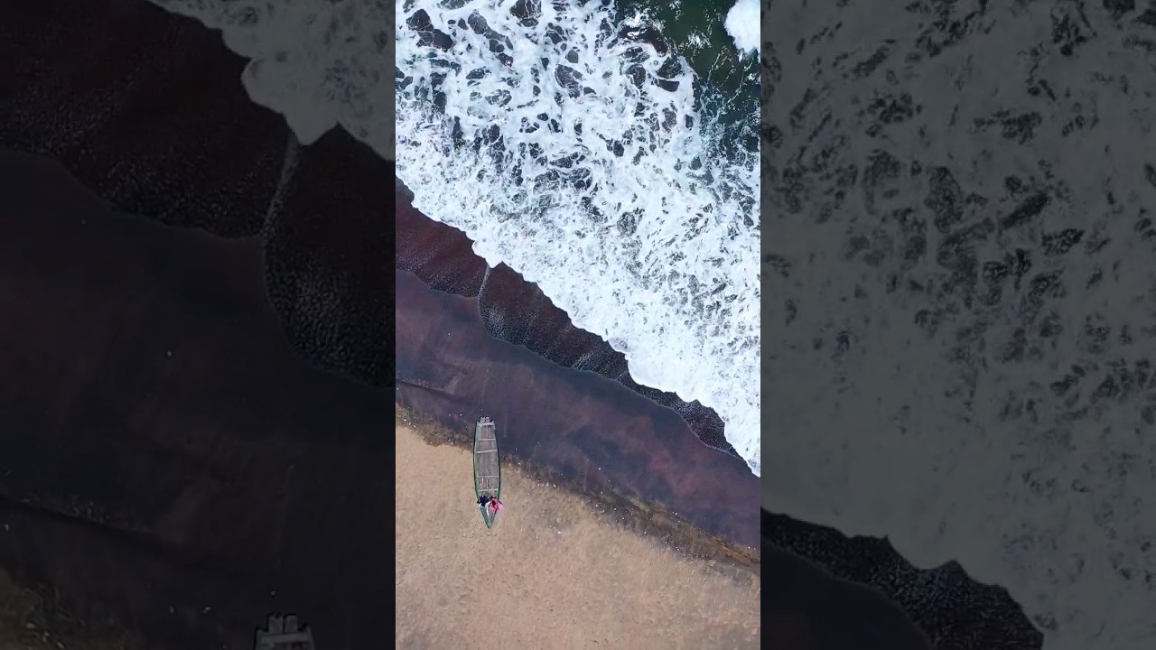 Chintapalli Beach#dronevideo #travel #kakinada #andhrapradesh