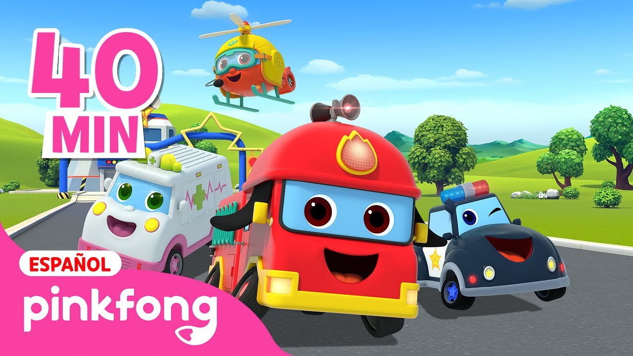 🚒Mix - Súper Rescatadores🚨 | Dibujos Animados y Canciones de Autos | Pinkfong en español