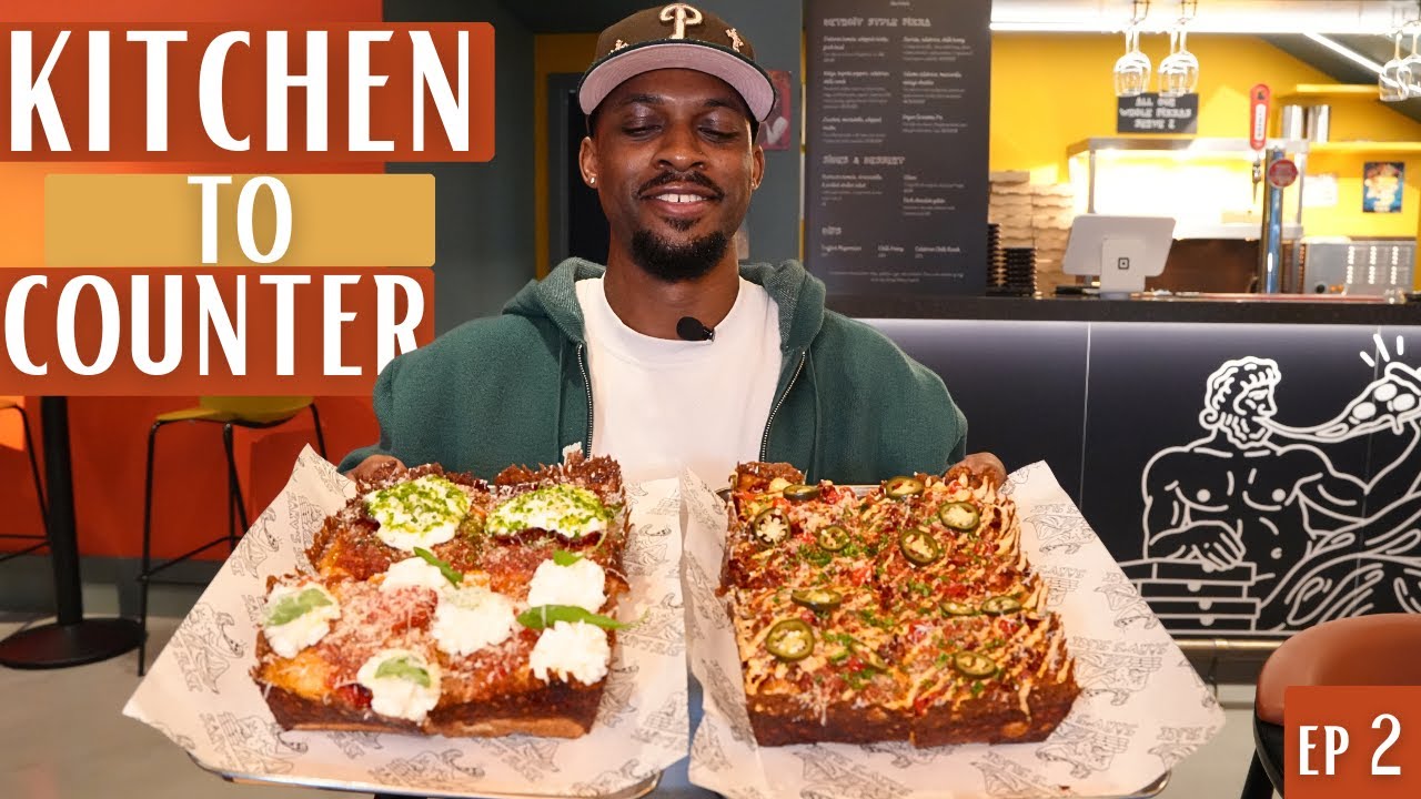 KITCHEN TO COUNTER EP 2 - THE BEST DETROIT STYLE PIZZA IN LONDON?