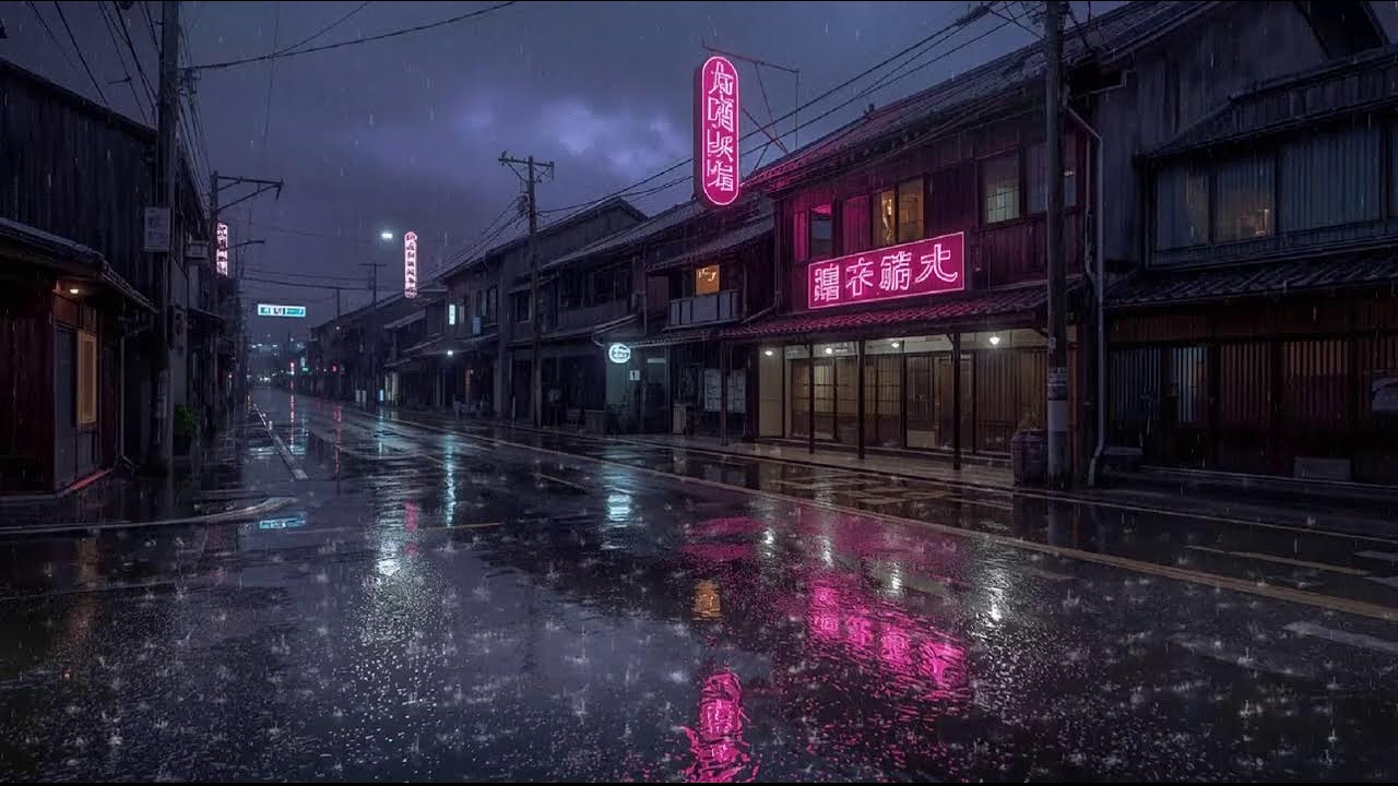 Night Rain Ambience 🌙 Lofi Beats for Focus, Relax & Quiet Moments #10