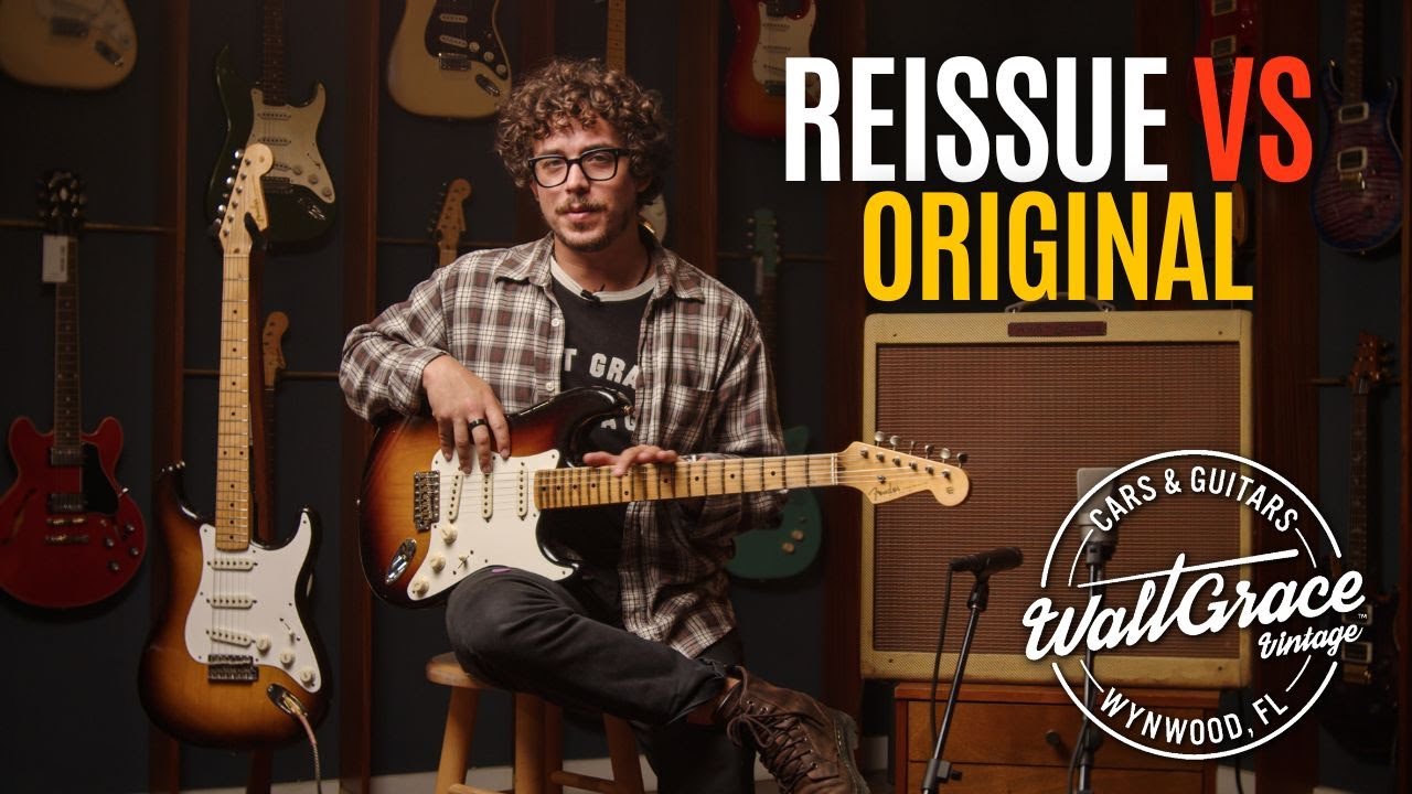 Comparing an original 1957 Fender Stratocaster to a Custom Shop Reissue