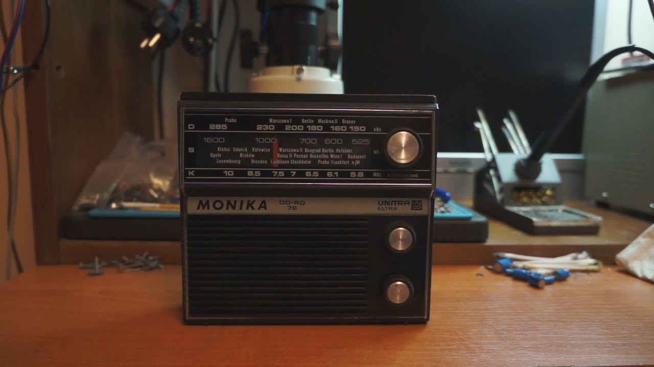 Radio Monika MOT-722-2 - naprawa