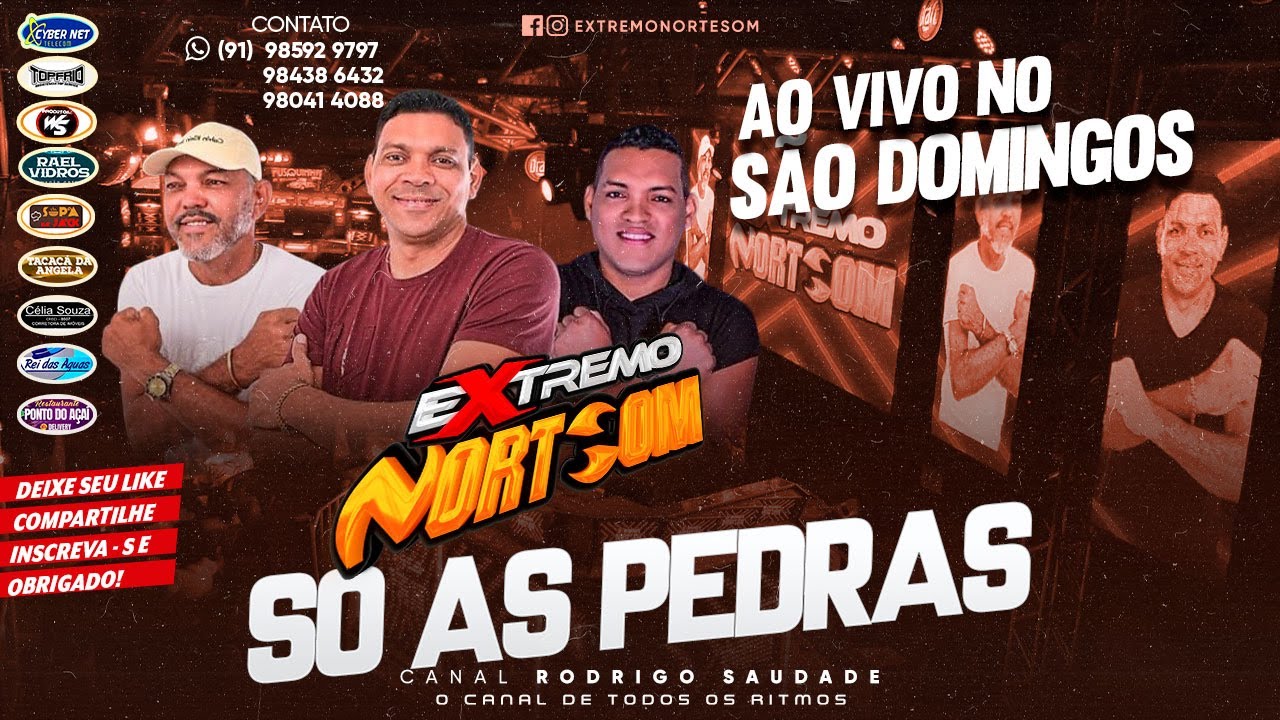 EXTREMO NORTE SOM DJ NEZINHO AO VIVO SÃO DOMINGOS SÓ AS PEDRAS