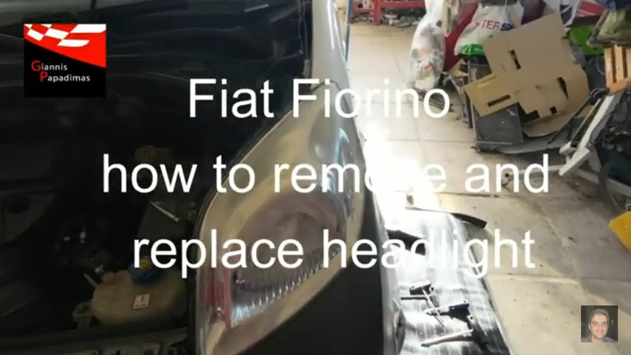 Fiat Fiorino (2007–2021)  how to remove and replace headlight