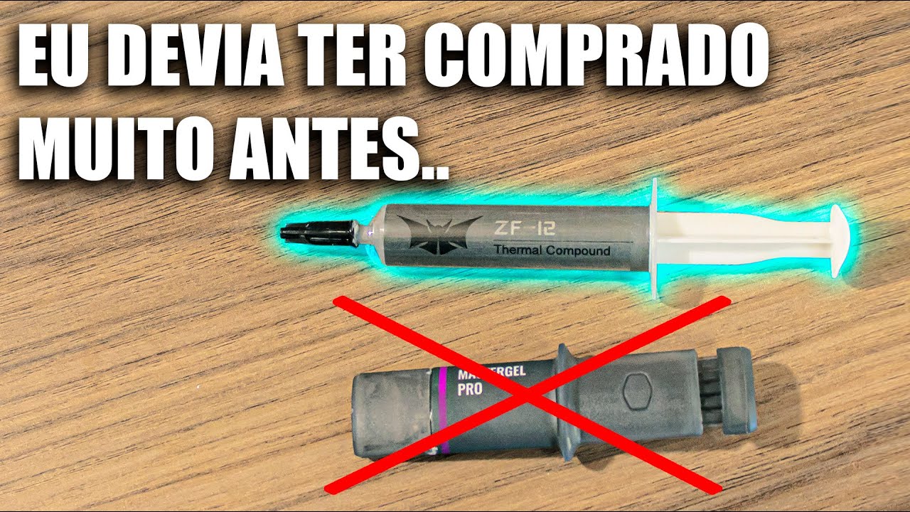 SUBESTIMEI ESSA PASTA TÉRMICA DO ALIEXPRESS, DESEMPENHO DE MARCA CARA CUSTANDO MENOS