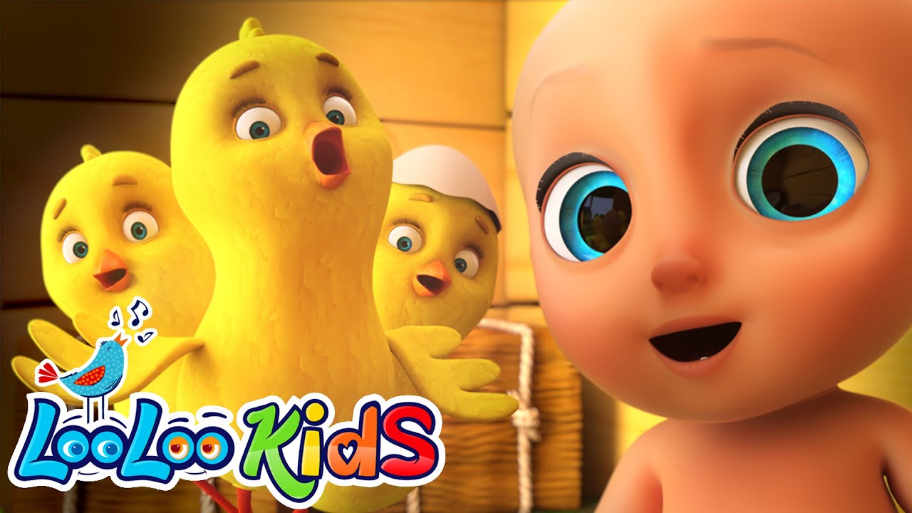 🐤Little Chicks | Funny KIDS Songs with Johny Johny | LooLoo Kids Nursery Rhymes