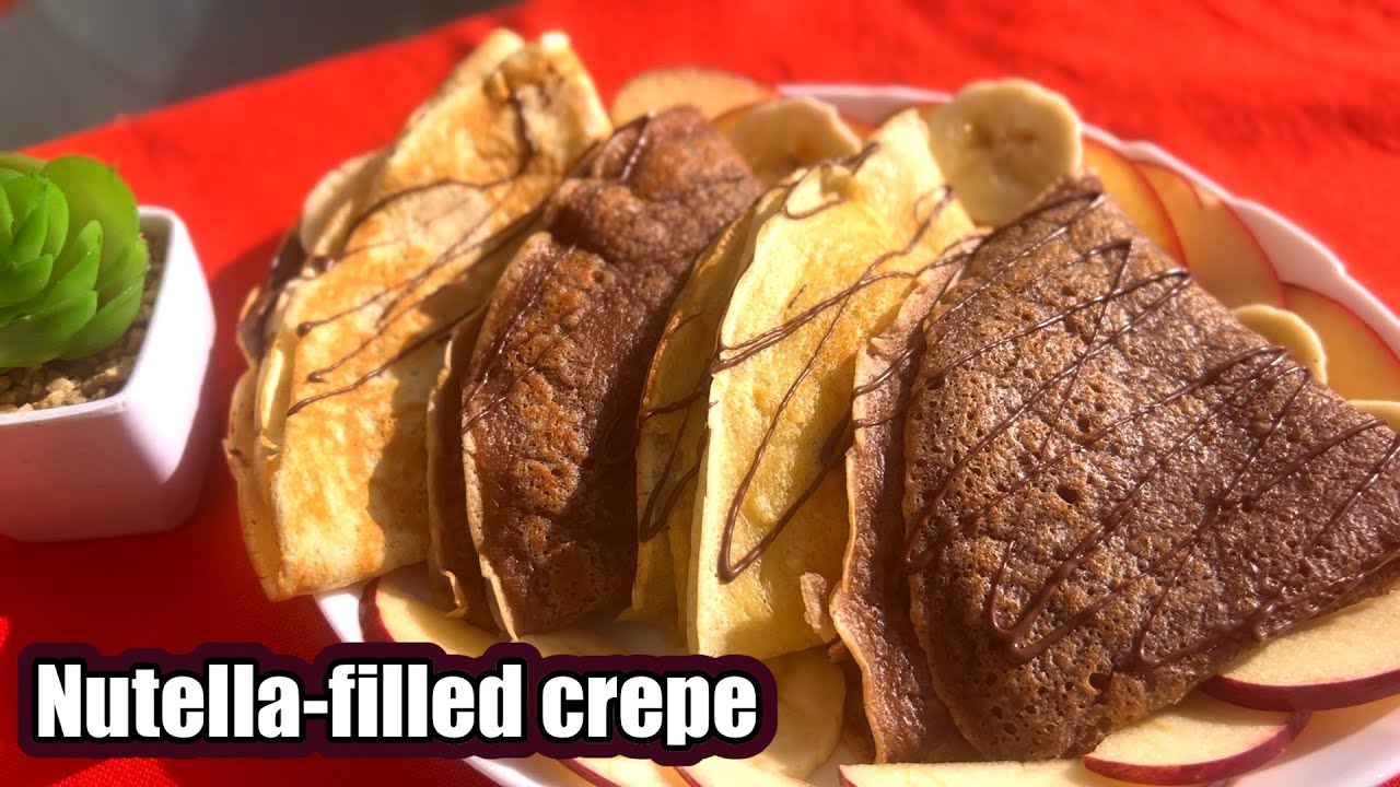 Nutella Filled Crepe| How To Make Nutella Filled Crepe Recipe| Nutella Filled Crepe| London Spice