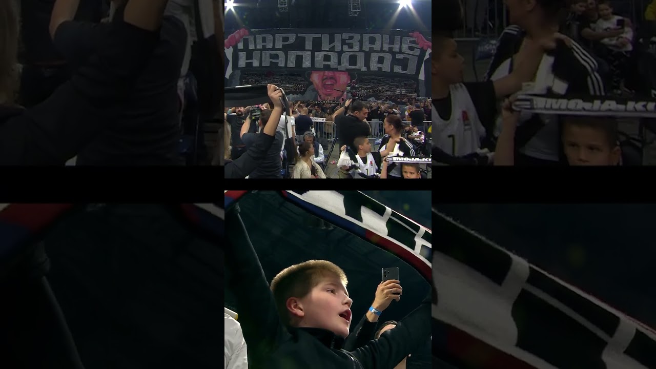 The Partizan Belgrade fans ALWAYS bring it