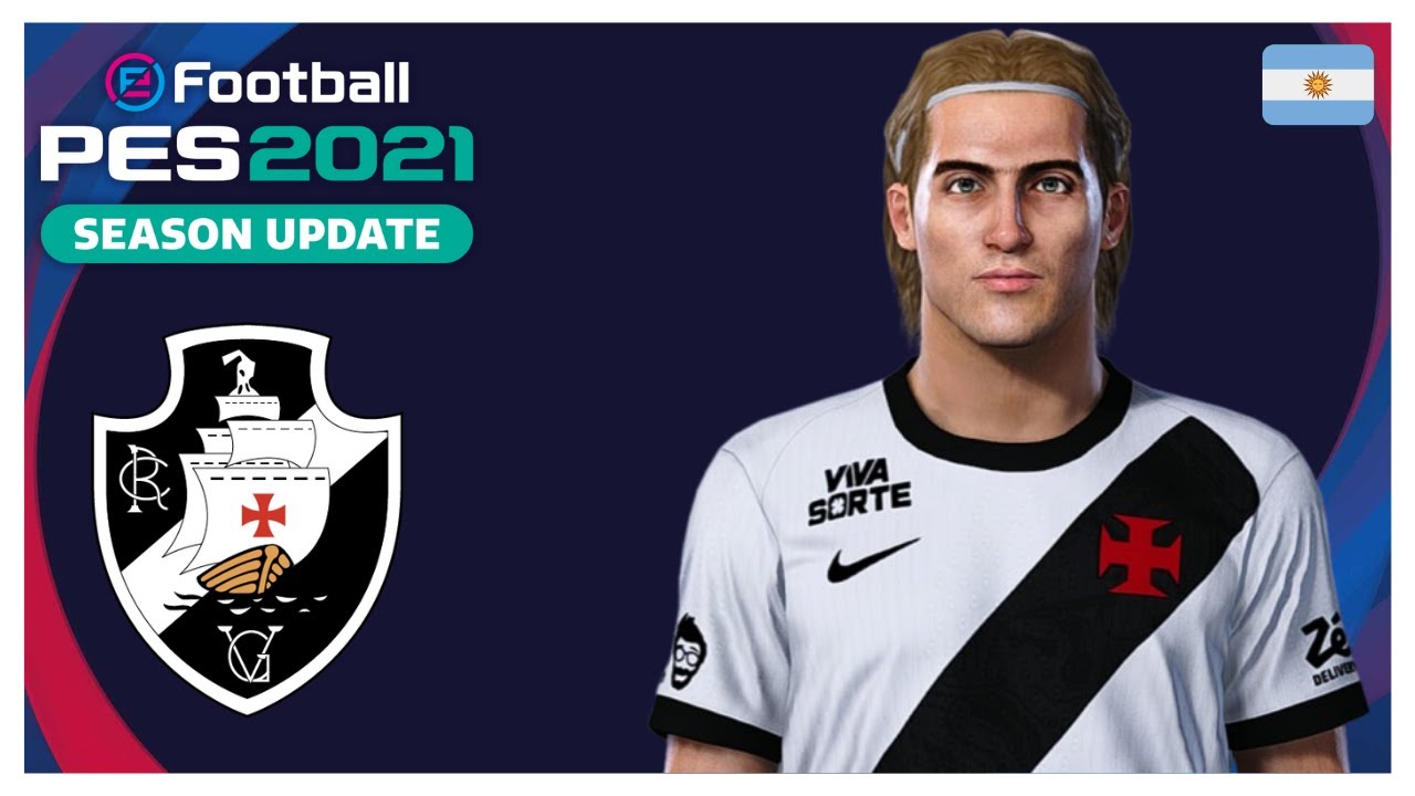 CLAUDIO SPINELLI (Vasco) - PES 21 - EDIT FACE / COMO FAZER