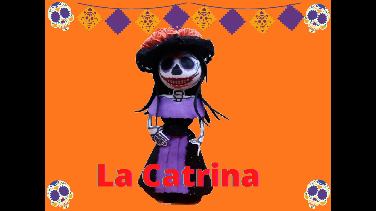 Hagamos una linda Catrina de Foami!! :)