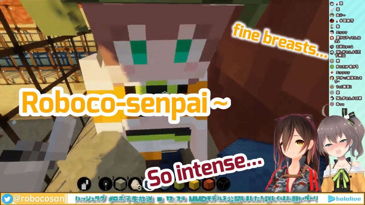 【Hololive】 Matsuri wants Roboco