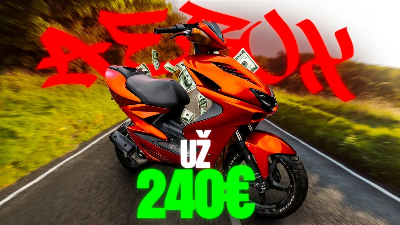 PEREKUPINAM MOTOROLERIUS Į MINUSĄ #3 YAMAHA AEROX UŽ 240EUR