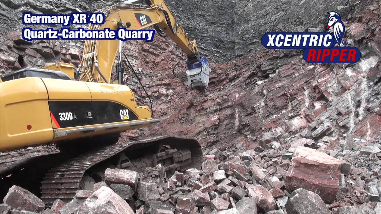 Germany XR40 Quartz-Carbonate Quarry - Xcentric Ripper