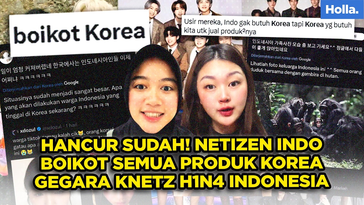 HANCUR SUDAH! NETIZEN INDO BOIKOT SEMUA PRODUK KOREA GEGARA KNETZ H1N4 INDONESIA