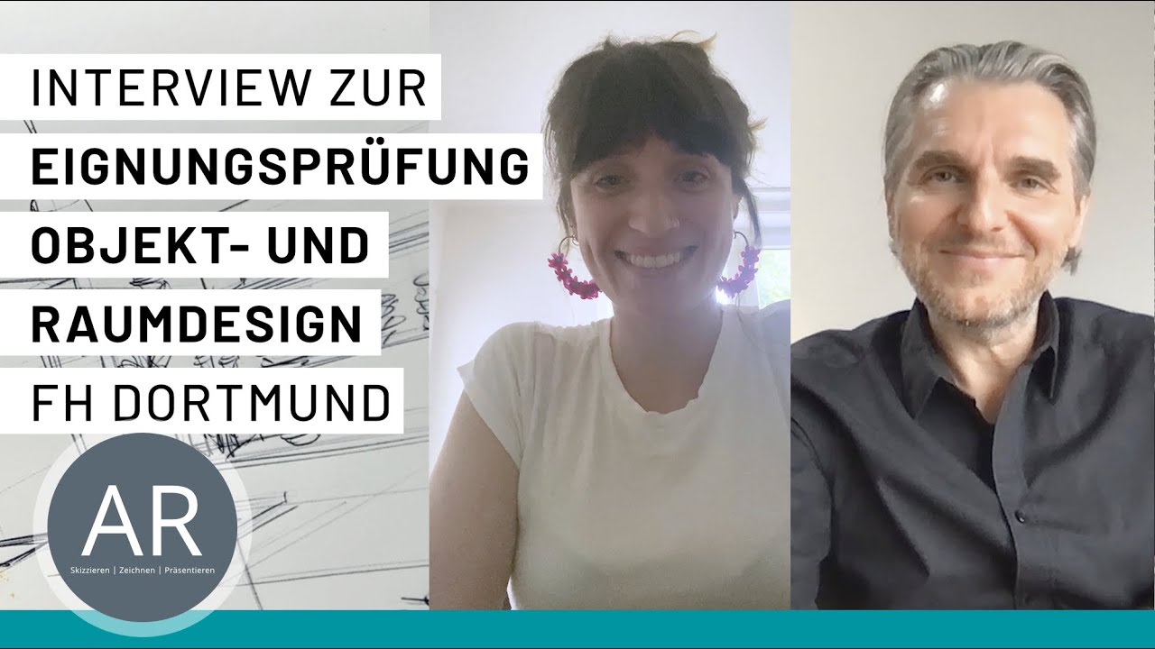 Objekt- und Raumdesign Eignungsprüfung FH Dortmund. Interview zum Objekt- und Raudesign Mappenkurs