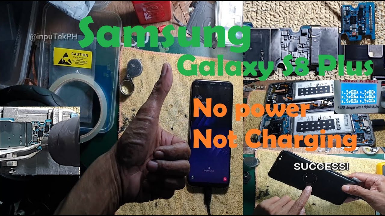 Samsung S8 Plus No Power, Not Charging 1