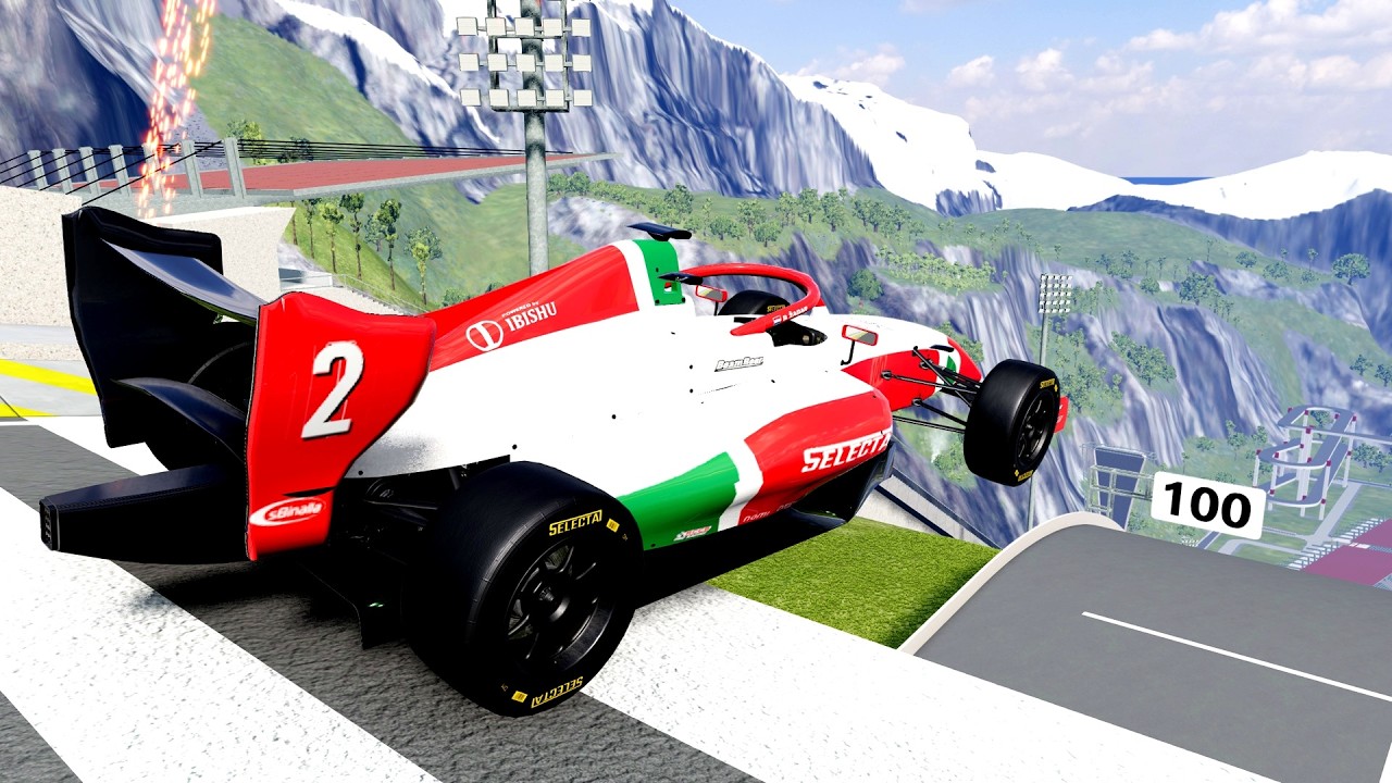 Epic High Speed Car Jumps 