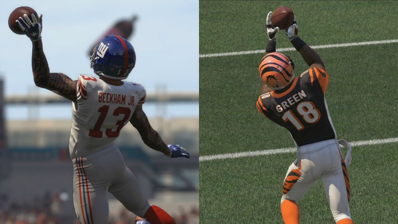 ODELL BECKHAM JR VS AJ GREEN!! BEST MATCH UP!! MADDEN 16 PVP #26
