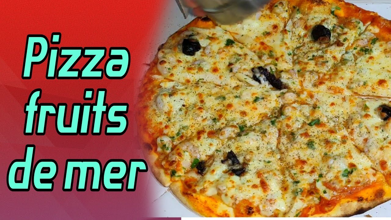 Pizza fruits de mer