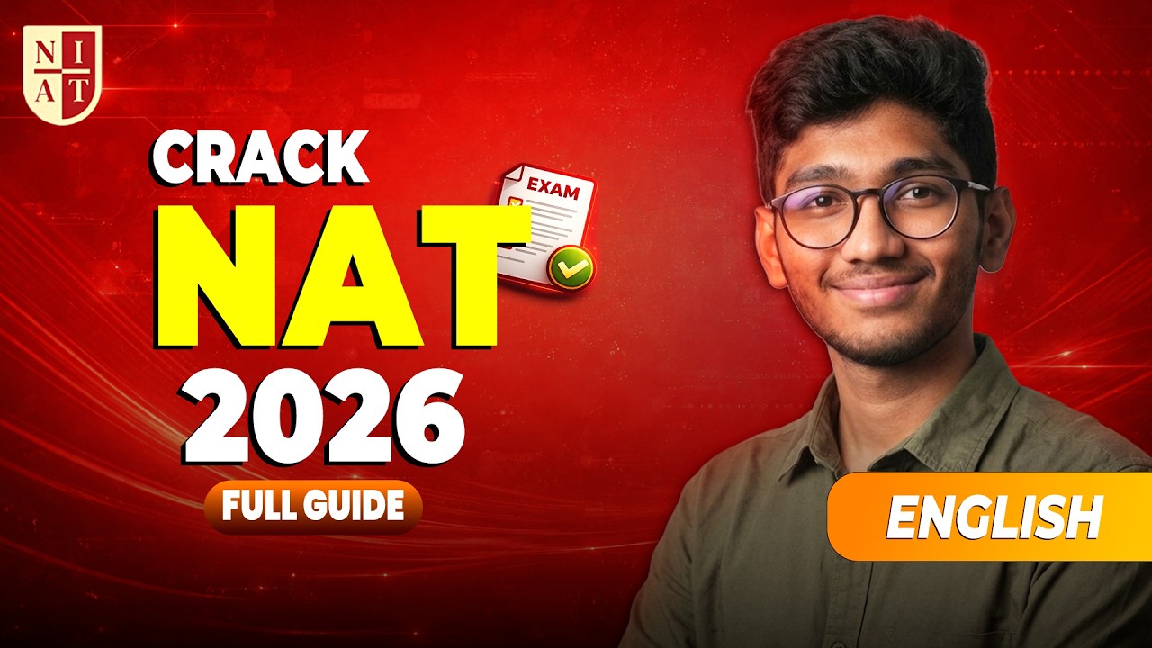 NIAT NAT Exam 2026 Explained 🔥 Syllabus, Pattern & Preparation Strategy #niat